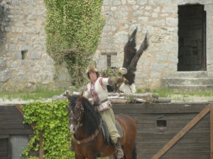 Spectacle de fauconnerie équestre "Les aigles des remparts".